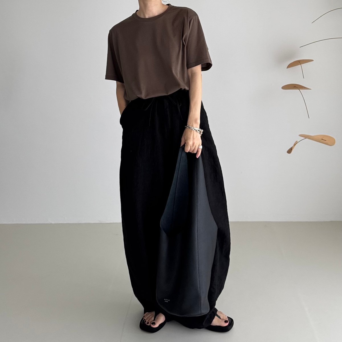 ジプソフィア　suvin Giza tee グレー　美品 40%OFF】SUVIN KNIT TEE – Shinzone
