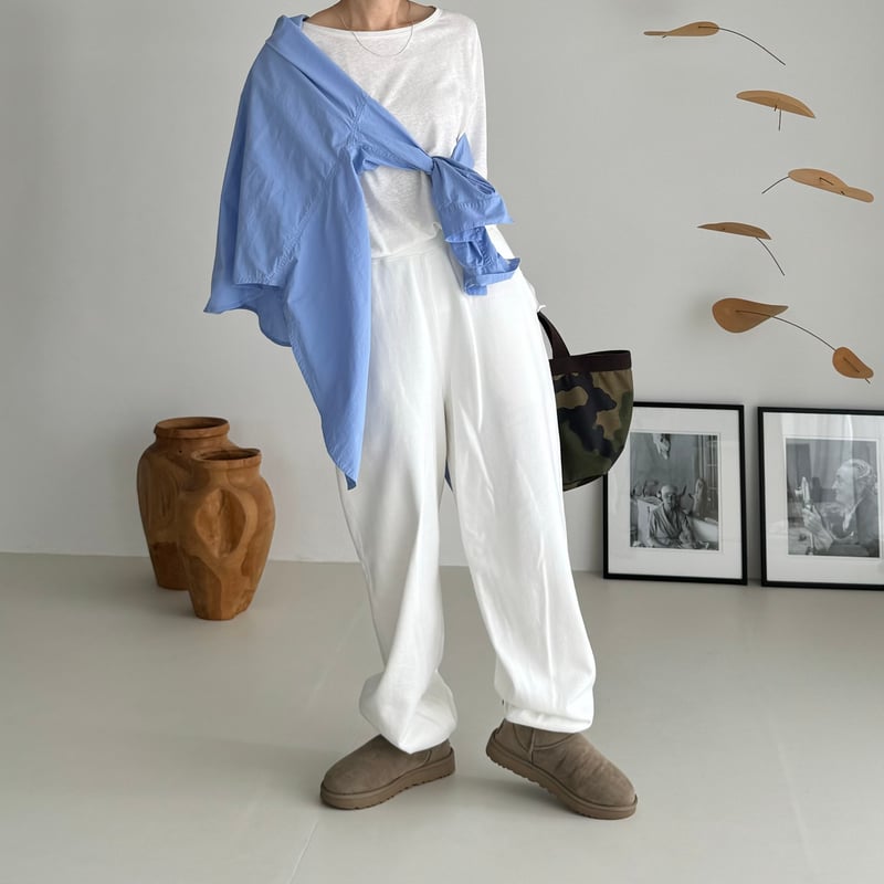トップス argue ORGANIC COTTON ROUGH MELLOW SHIRTS ARGUE ORGANIC COTTON ROUGH MELLOW SHIRTS
