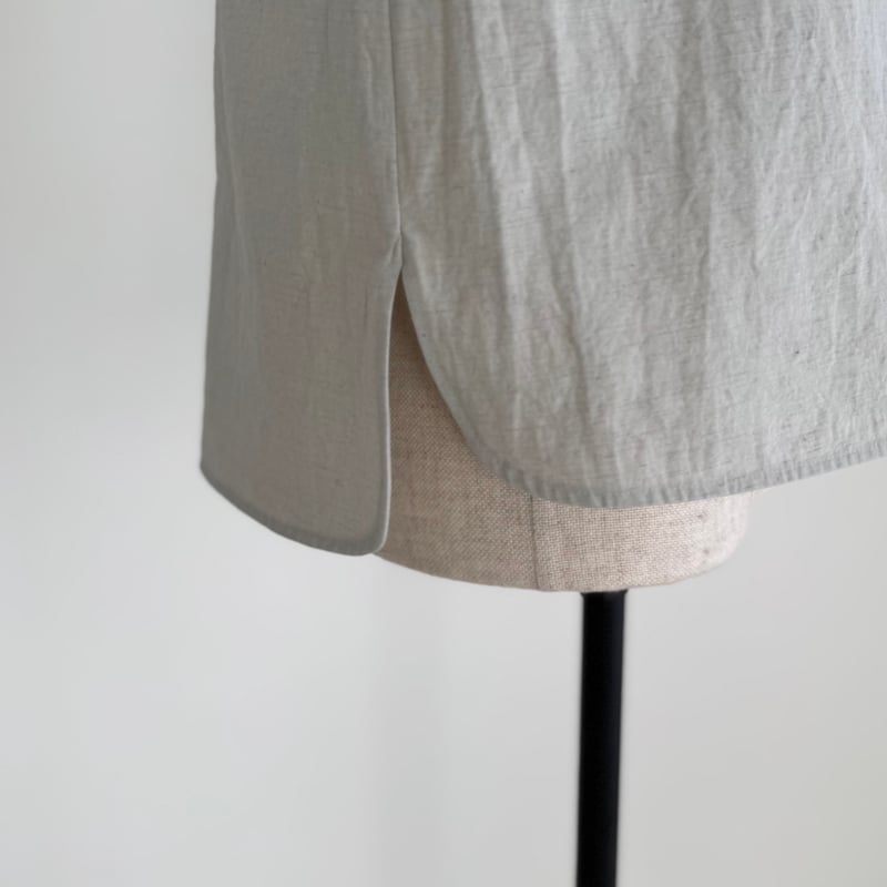 argueバフィーパンツ　ミストグレー BUFFY VINTAGE SLEEVELESS BLOUSE/MIST GRAY | ARGUE