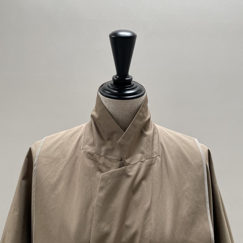 ESSENTIAL WIDE OVER TRENCH COAT/CAMEL BEIGE