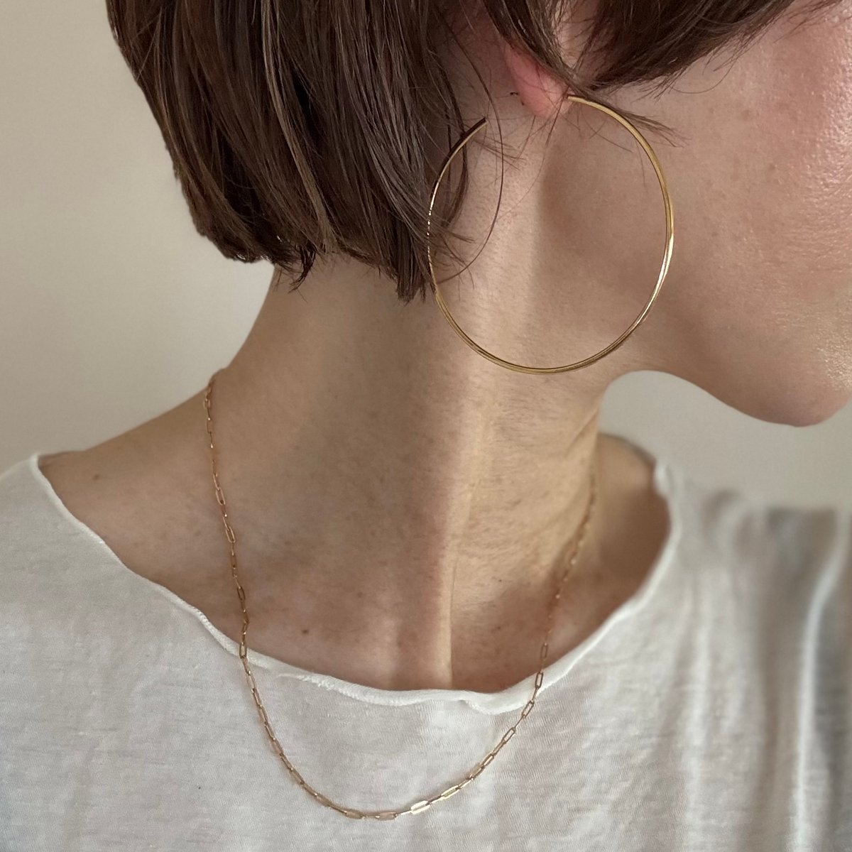 MIZUASHI HOOP PIERCE 5.8/GOLD | ARGUE