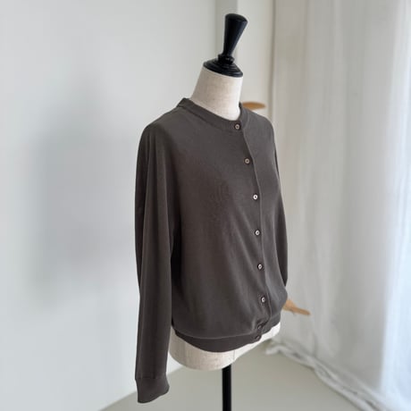 2WAY 90s CARDIGAN  / CHACOAL BROWN