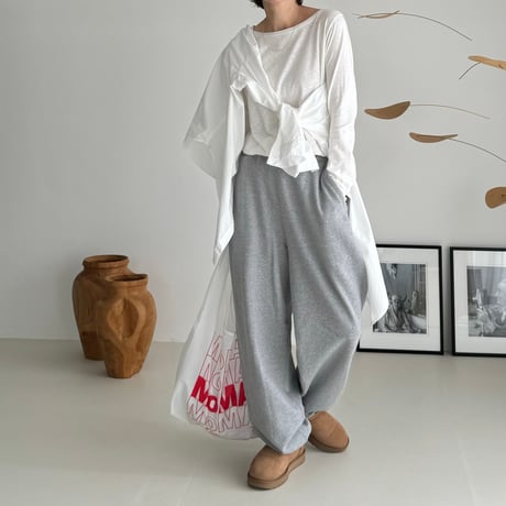 ORGANIC COTTON ROUGH MELLOW SHIRTS/WHITE