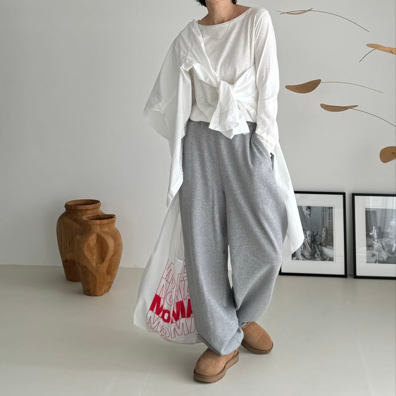 トップス argue ORGANIC COTTON ROUGH MELLOW SHIRTS ORGANIC COTTON ROUGH MELLOW SHIRTS/WHITE | ARGUE