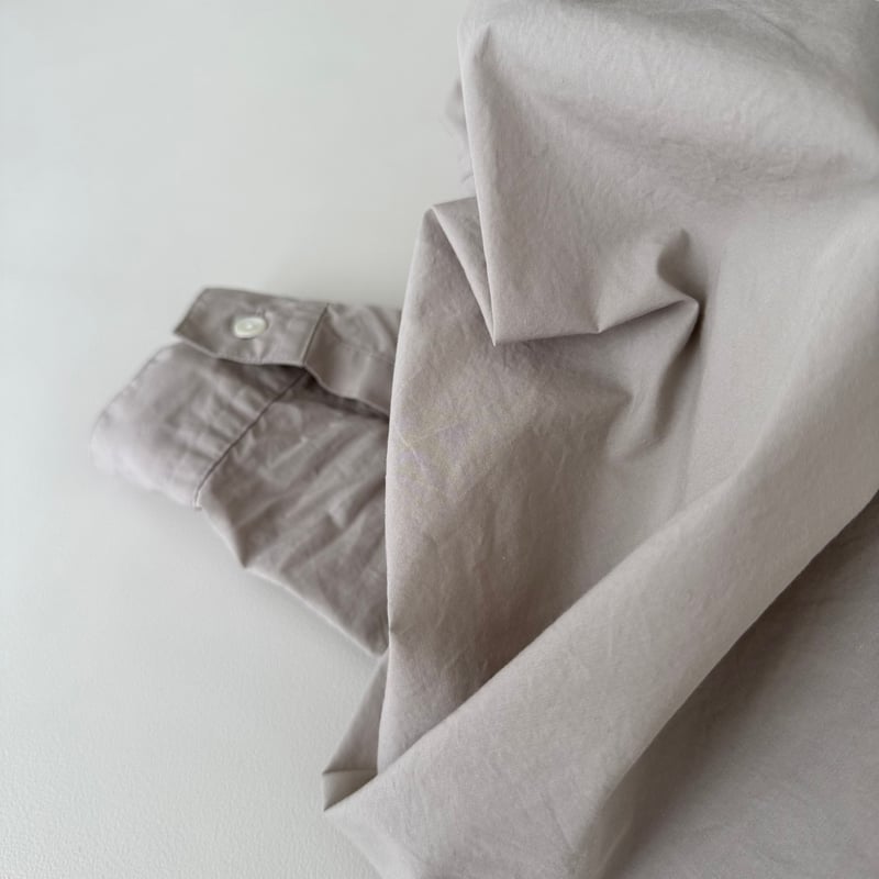 ORGANIC COTTON ROUGH MELLOW SHIRTS/GRAGE | ARGUE