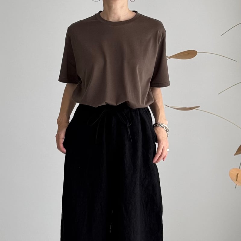 ARGUE SUVIN GIZA PREMIUM POISE Tシャツ ホワイト SUVIN GIZA PREMIUM POISE T-SHIRTS/BLACK | ARGUE