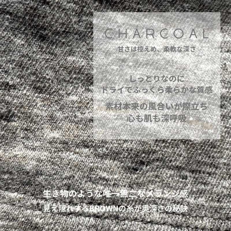 RAW MELANGE COTTON JERSEY Layered Long T-shir