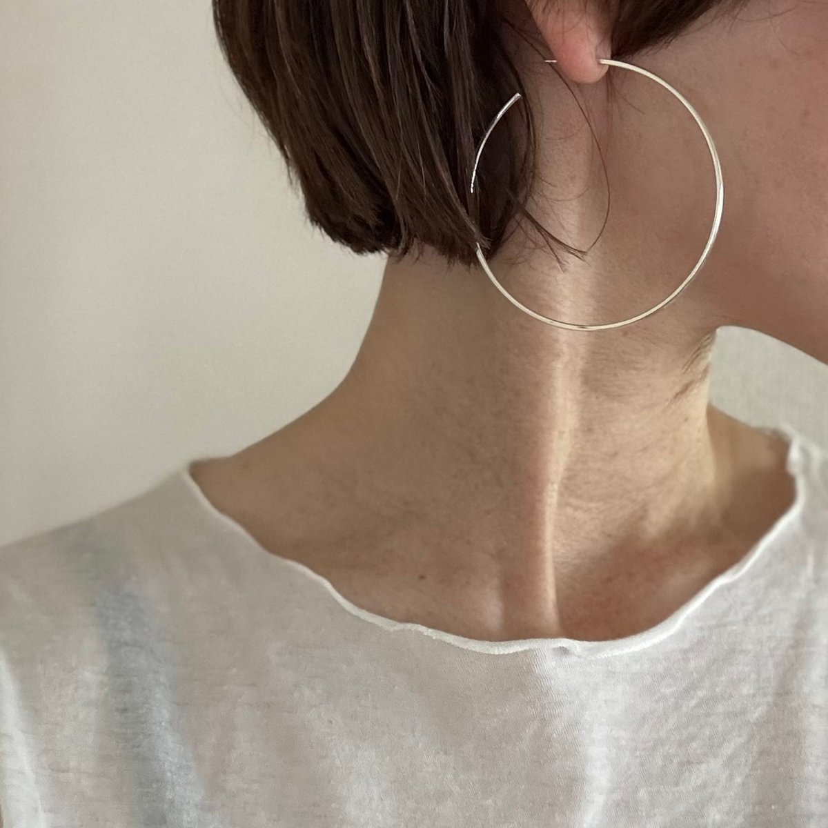 MIZUASHI HOOP PIERCE 5.8 /SILVER | ARGUE