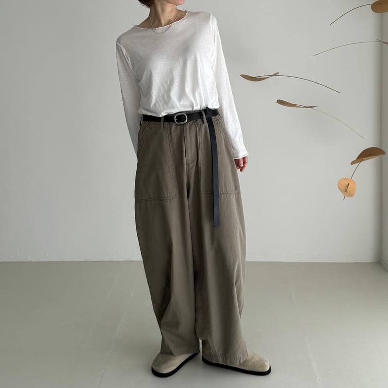 LONG LETHER BELT/BLACK | ARGUE