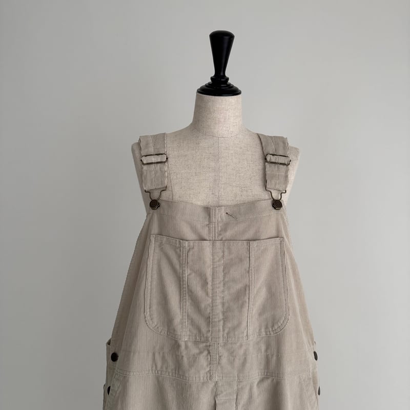 サロペット・オーバーオール・オールインワン ARGUE CORDUROY OVERALL / SAND BEIGE CORDUROY OVERALL / SAND BEIGE | ARGUE