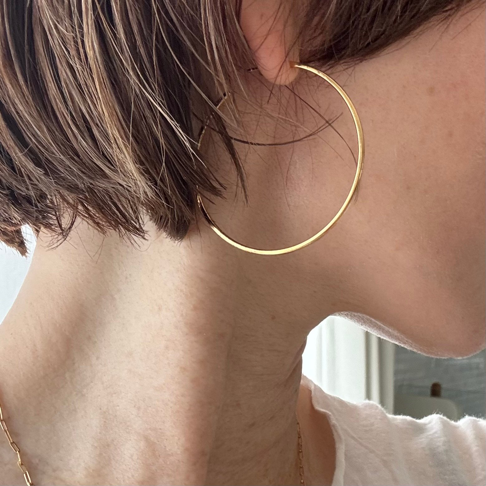 MIZUASHI HOOP PIERCE 4.8 / GOLD | ARGUE