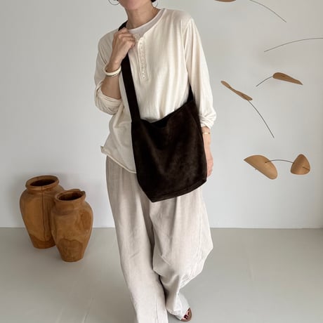 GOAT LEATER SHOLDER BAG