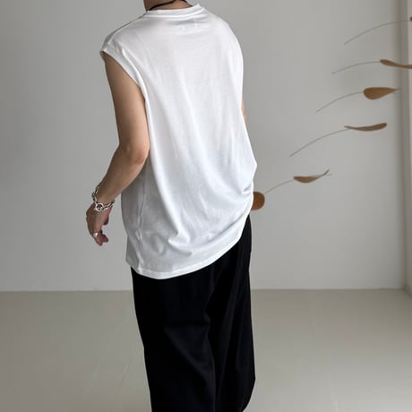 SUVIN GIZA PREMIUM POISE TANK TOP/WHITE