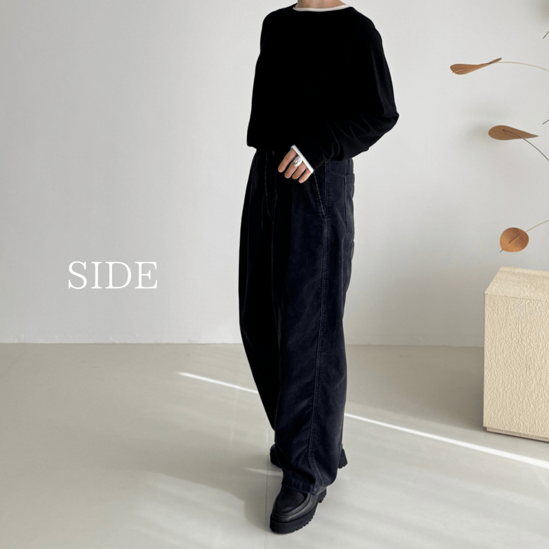 VINTAGE HERITAGE CORDUROY PANTS / VINTAGE BLACK