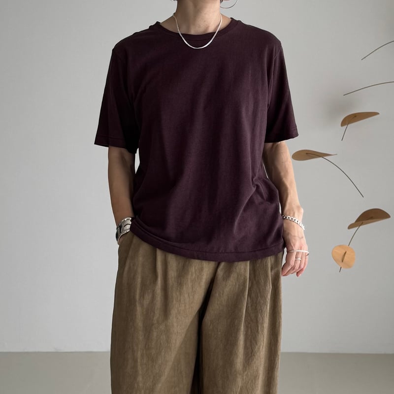 BELGIUM LINEN×COTTON PERFECT REGULAR T BELGIUM LINEN×COTTON PERFECT REGULAR T-SHIRTS/B