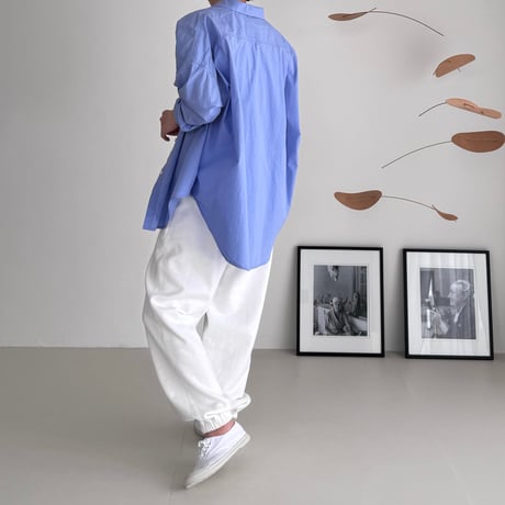 AMERICAN VINTAGE DRY SILKY SWEAT PANTS /WHITE