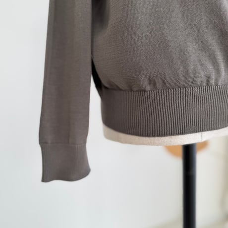 2WAY 90s CARDIGAN  / CHACOAL BROWN