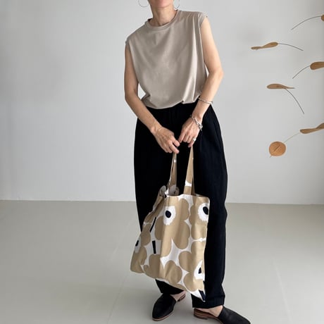 SUVIN GIZA PREMIUM POISE TANK TOP/NUDE BEIGE