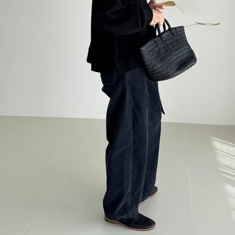 ARGUEコーデュロイ パンツサイズ3 ブラック VINTAGE HERITAGE CORDUROY PANTS / VINTAGE BLACK