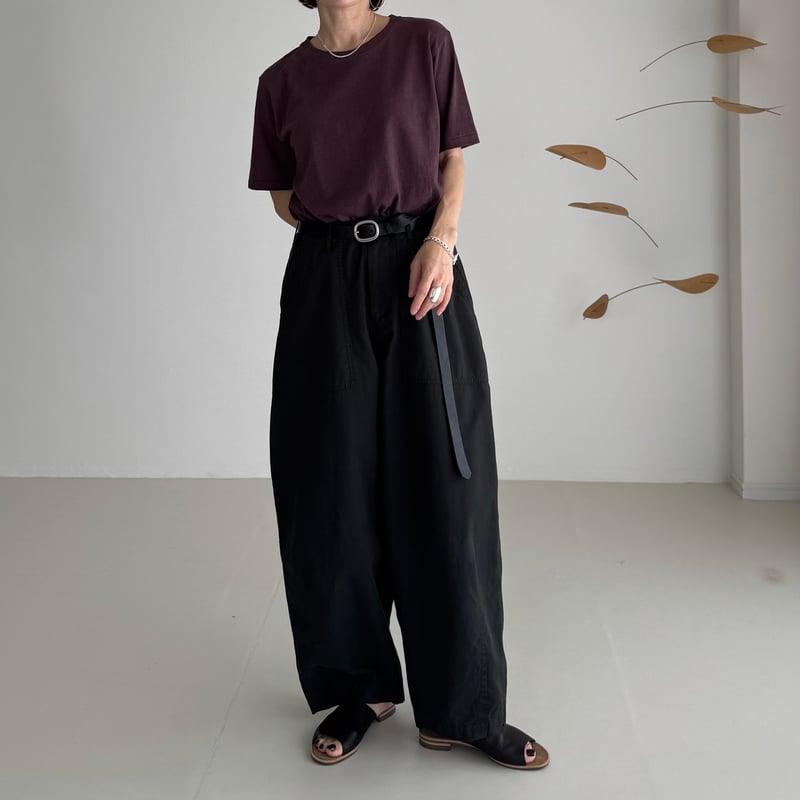 BELGIUM LINEN×COTTON PERFECT REGULAR T BELGIUM LINEN×COTTON PERFECT REGULAR T-SHIRTS/B