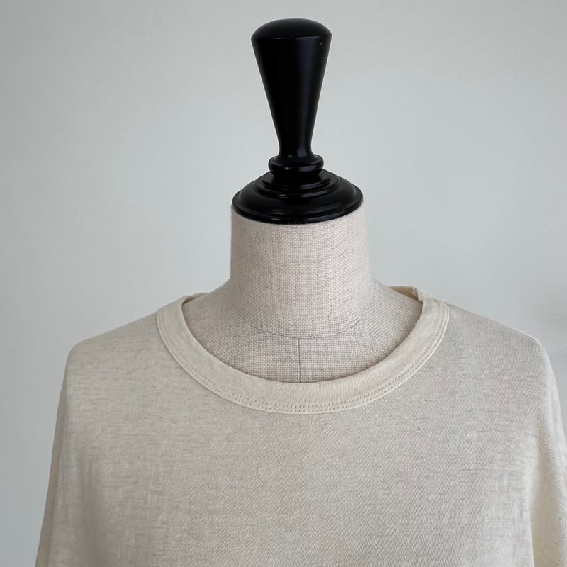 トップス RAW MELANGE COTTON JERSEY Layered T RAW MELANGE COTTON JERSEY Layered Long T-shir