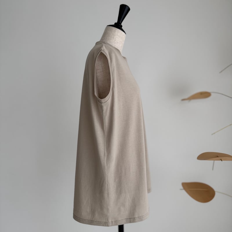 SUVIN GIZA PREMIUM POISE T-SHIRTS/ベージュ SUVIN GIZA PREMIUM POISE T-SHIRTS/NUDE BEIGE |