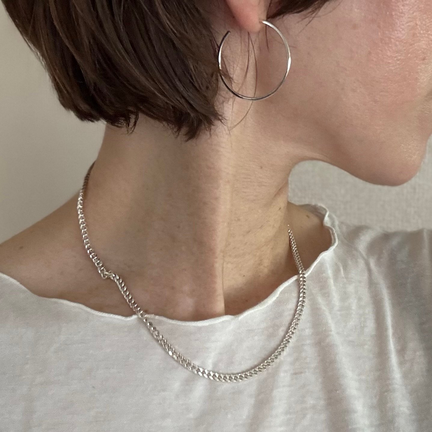 MIZUASHI HOOP PIERCE 3.3 /SILVER | ARGUE