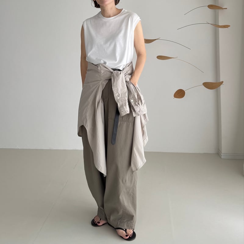 ORGANIC COTTON ROUGH MELLOW SHIRTS/GRAGE | ARGUE