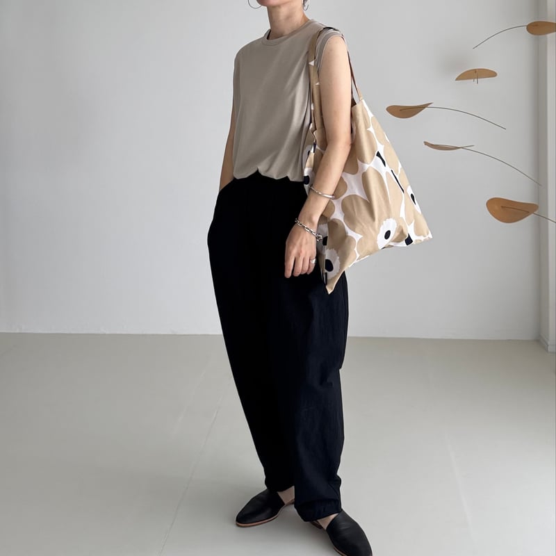 SUVIN GIZA PREMIUM POISE TANK TOP/NUDE BEIGE |