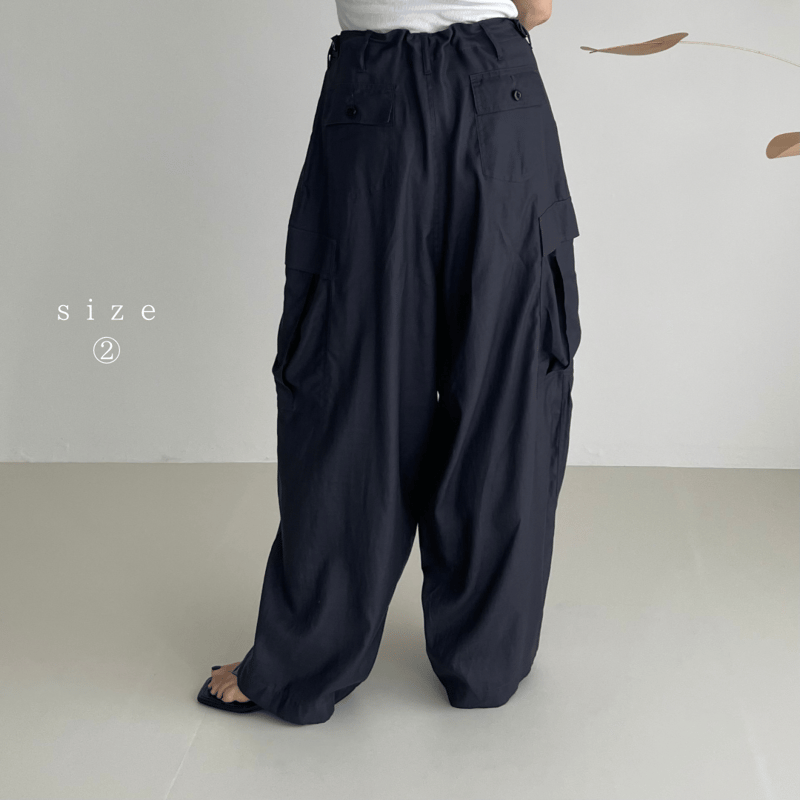 ORGANIC COTTON CUPRA FLOW MOV CARGO PANTS /NAVY...