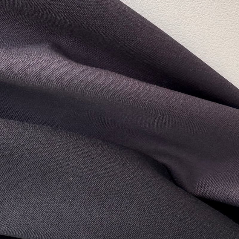 WOOL WIDE TUCK PANTS/BLACK | ARGUE