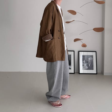 AMERICAN VINTAGE DRY SILKY SWEAT PANTS /GRAY