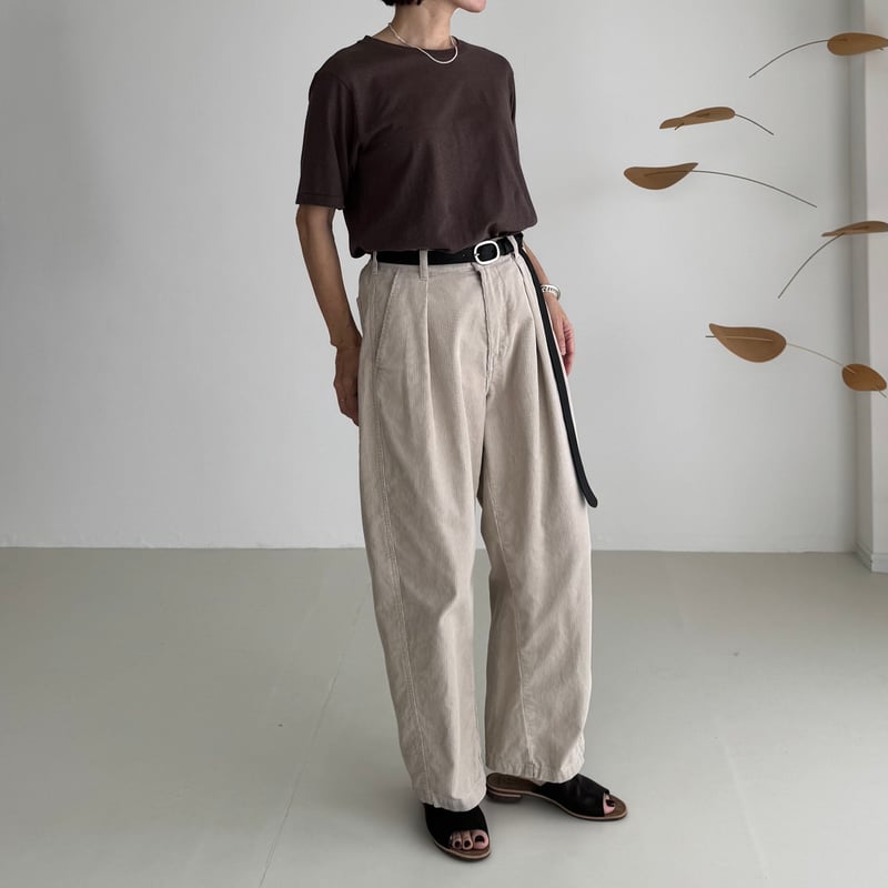 BELGIUM LINEN×COTTON PERFECT REGULAR T BELGIUM LINEN×COTTON PERFECT REGULAR T-SHIRTS/B