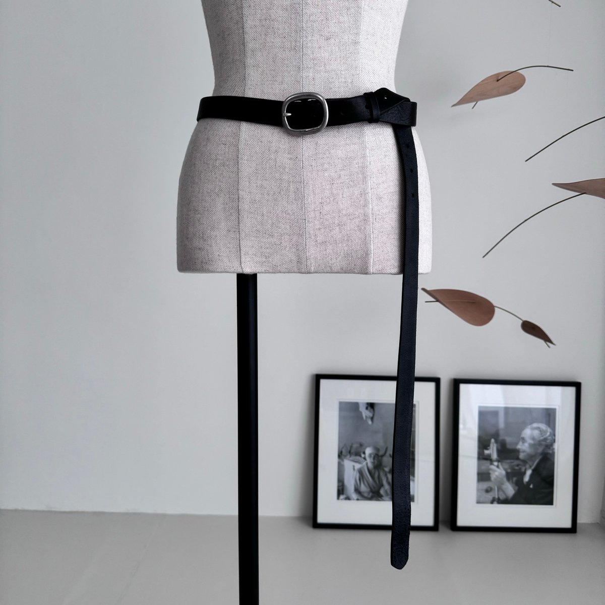 LONG LETHER BELT/BLACK | ARGUE