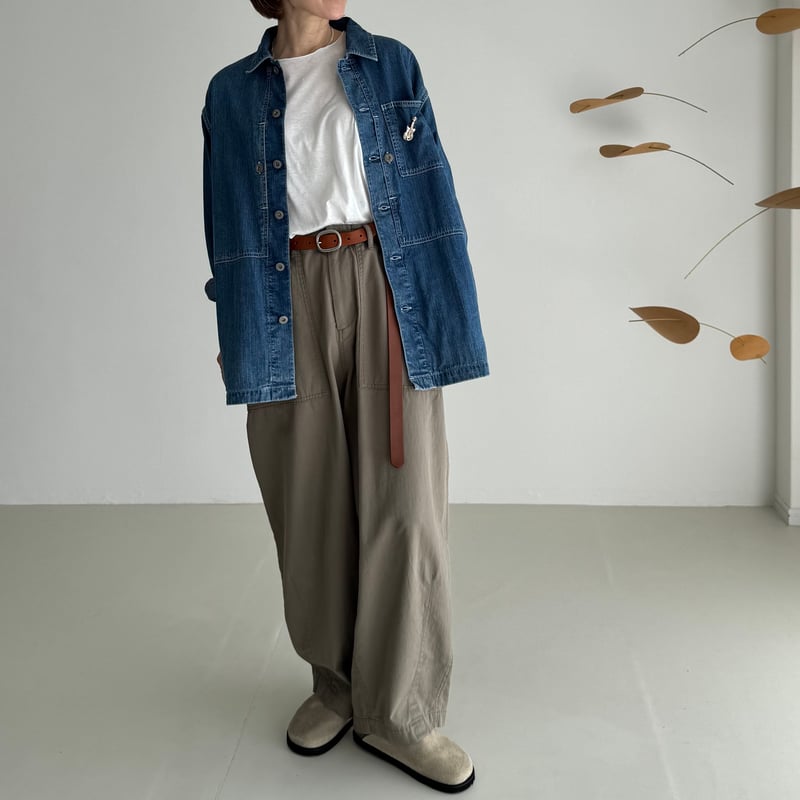 ARGUE/LONG LONG LETHER BELT/Black×Silvar Largo Belt in Black with Silver Buckle — Exclusive