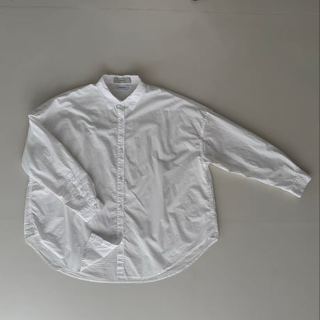 ORGANIC COTTON ROUGH MELLOW SHIRTS/WHITE