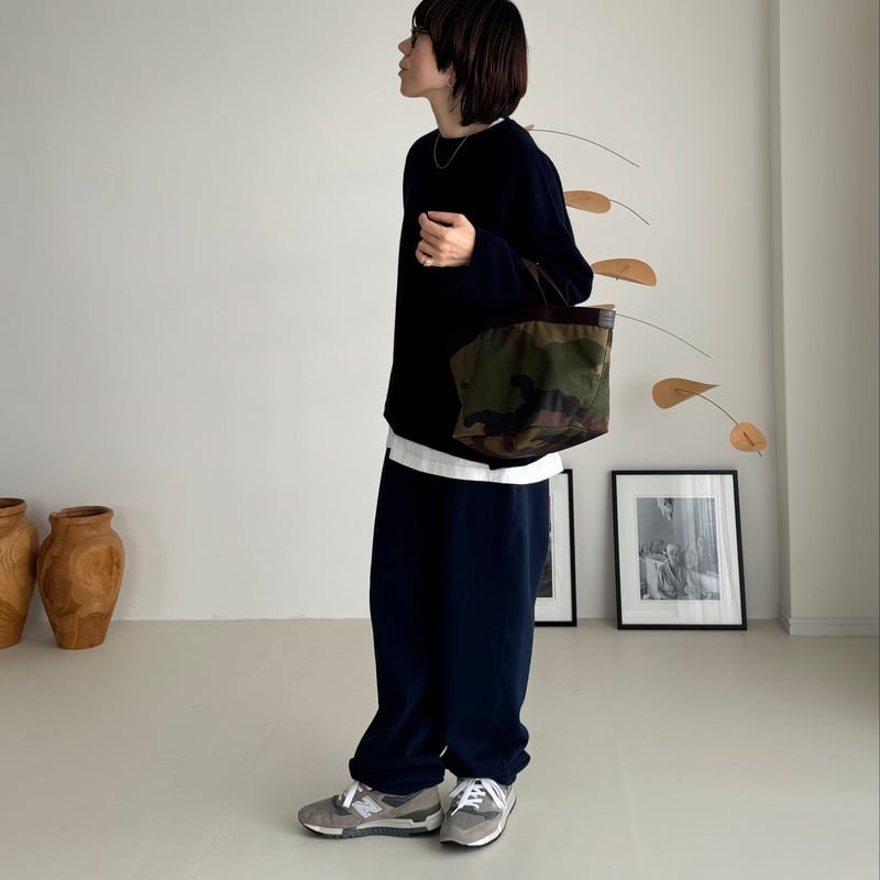 argue＊WOOL CASHMERE HOLE SWEAT KNIT 黒 新品】argue WOOL CASHMERE HOLE SWEAT KNIT
