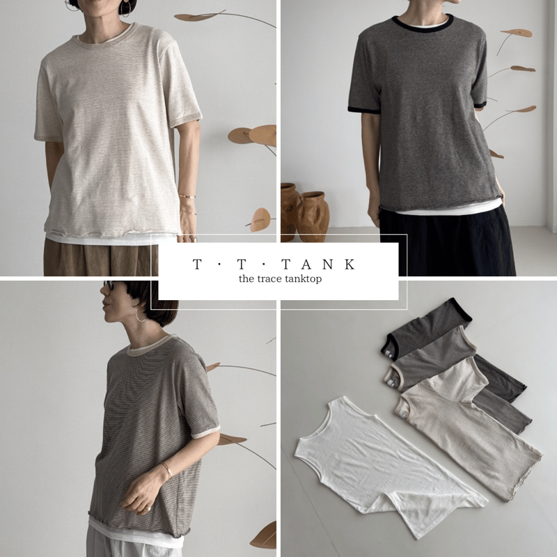ARGUE アーギュー　The Trace Tshirts The Trace Tank-top (T・T・Tank) 予約 5月中旬〜下旬 | ARGUE