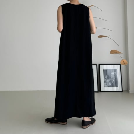 EUROPEAN FRENCH LINEN NUDON V DRESS
