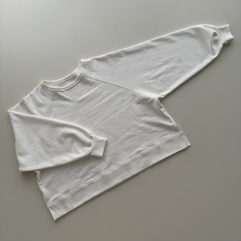 AMERICAN VINTAGE DRY SILKY WIDE PULLOVER/WHITE  