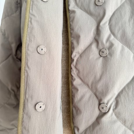 LEYERED QUILTING＆WOOLBOA JUMPER 商品詳細