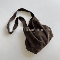 GOAT LEATER SHOLDER BAG