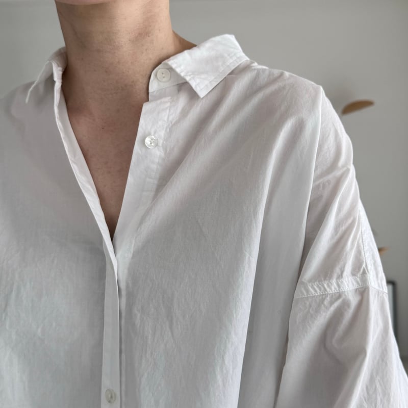 ORGANIC COTTON ROUGH MELLOW SHIRTS/WHITE | ARGUE