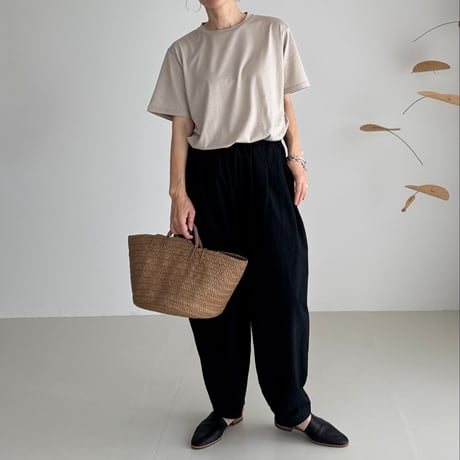 SUVIN GIZA PREMIUM POISE T-SHIRTS/NUDE BEIGE