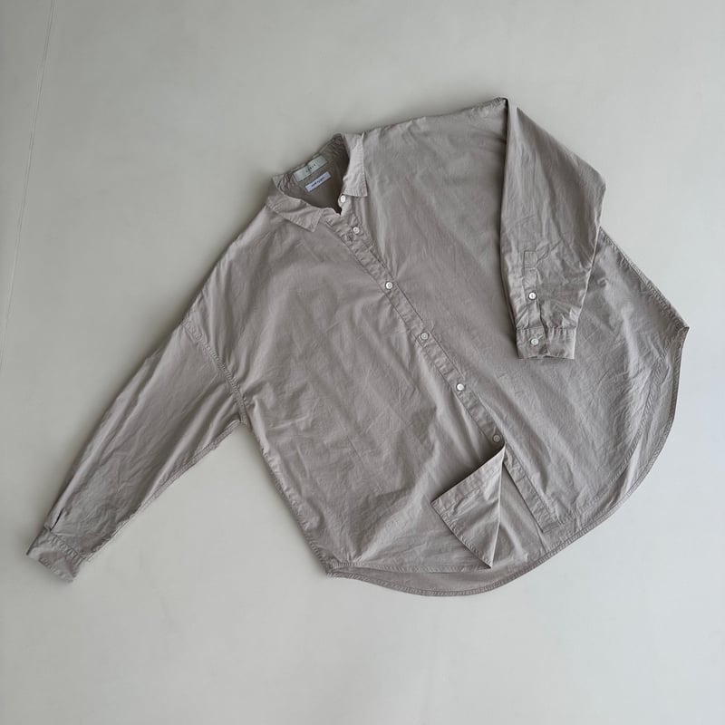 トップス organic cotton rough mellow shirt ORGANIC COTTON ROUGH MELLOW SHIRTS/WHITE | ARGUE