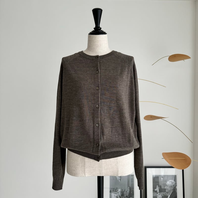 新品未使用!argueアーギュー/2WAY 90S CARDIGAN 90's REVERSIBLE WOOL CARDIGAN/COFFEE | ARGUE