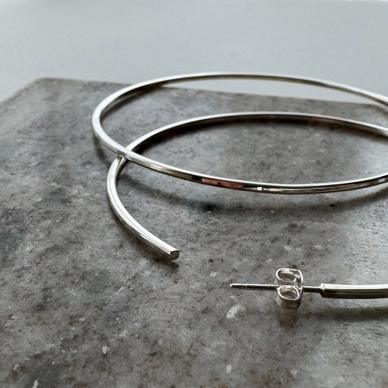 MIZUASHI HOOP PIERCE 4.8 /SILVER | ARGUE