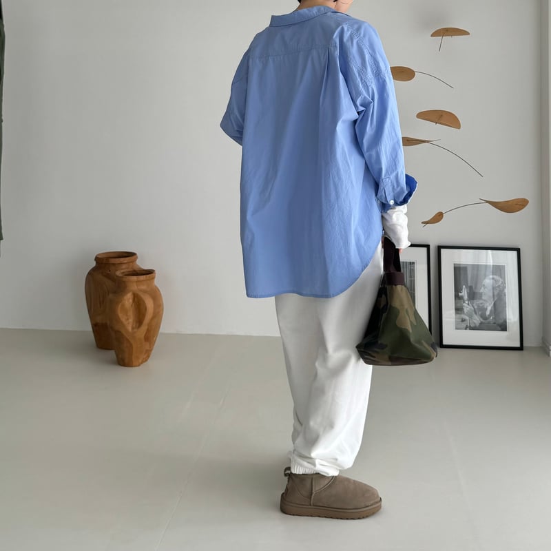 トップス argue ORGANIC COTTON ROUGH MELLOW SHIRTS ARGUE ORGANIC COTTON ROUGH MELLOW SHIRTS