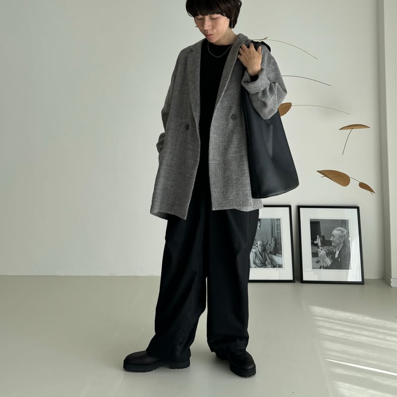 argue ウールリネンジャケット 新品】argue ウールリネンジャケット