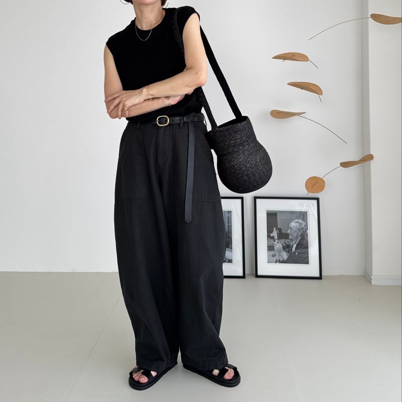 ORGANIC COTTON MOV UTILITY PANTS/USUGURO | ARGUE